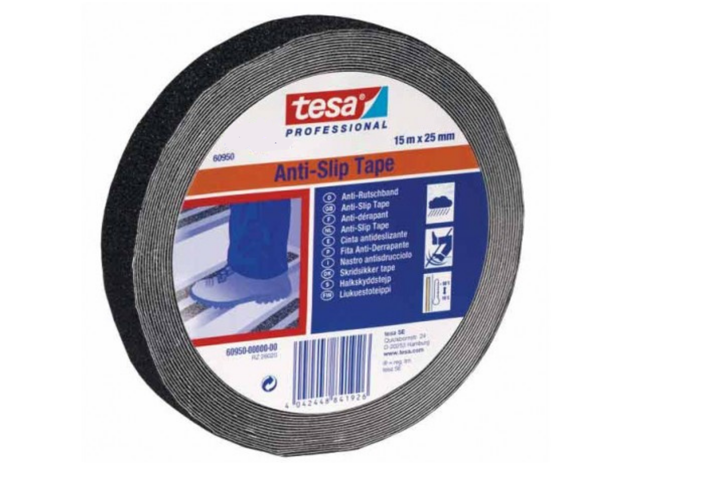 toile adhesif anti derapant noir