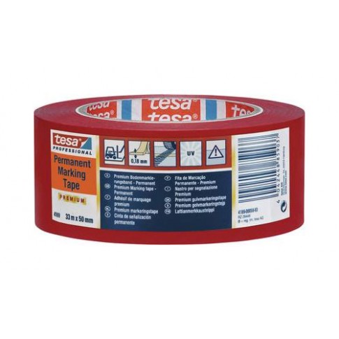 toile adhesive marquage sol rouge