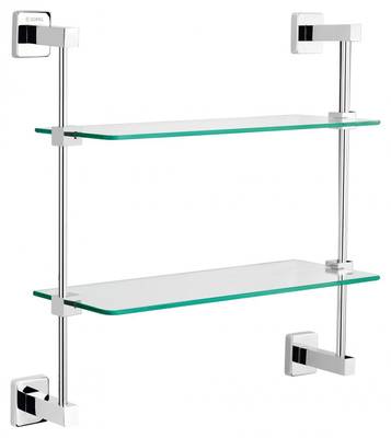 tablette double en verre ward