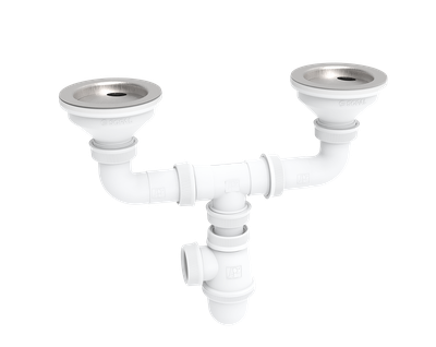 vidage evier inox bi-bac simple