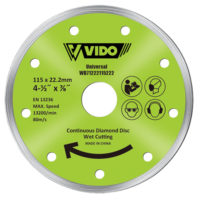 disque de coupe au diamant humide