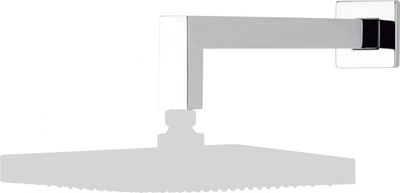 bras de douche mural carré