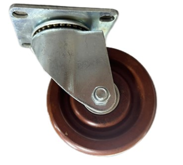 roul pivot plaq anti chaleur marron