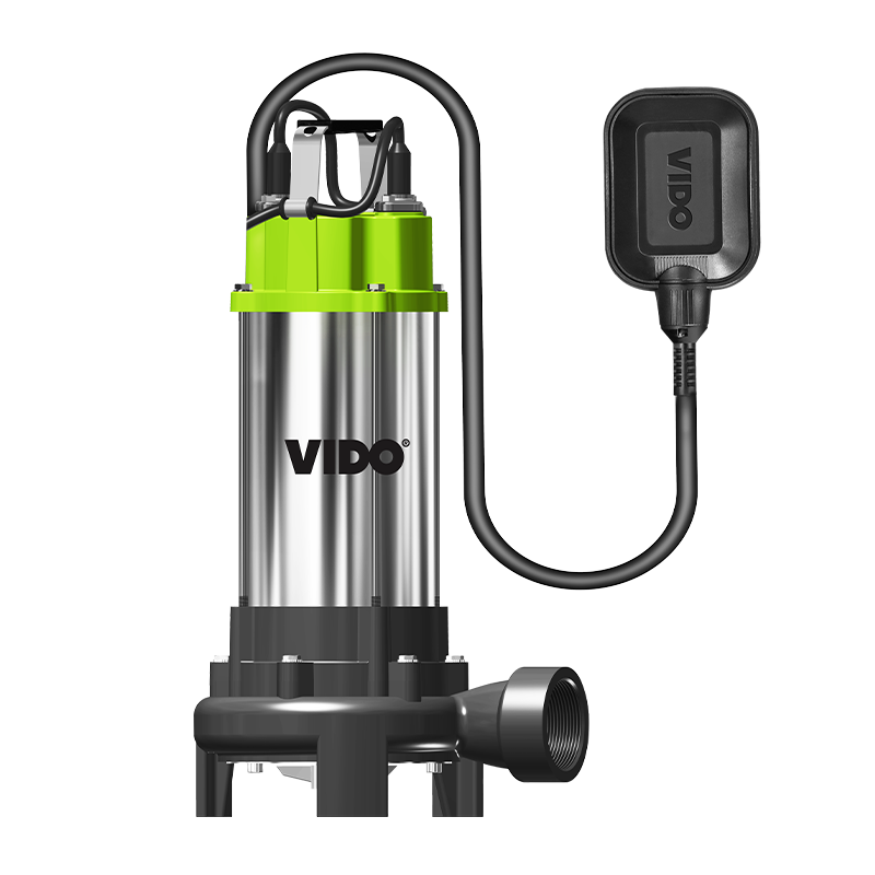 2 & quot; 1500w pompe submersible pour eaux usées
