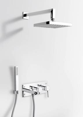 kit mitigeur de bain-douche encastré 3 sorties zarzis