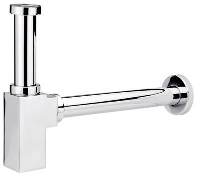 siphon carré chromé