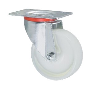 roulette pivot plaque blanc  532