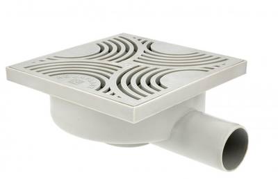 siphon de sol grille plastique