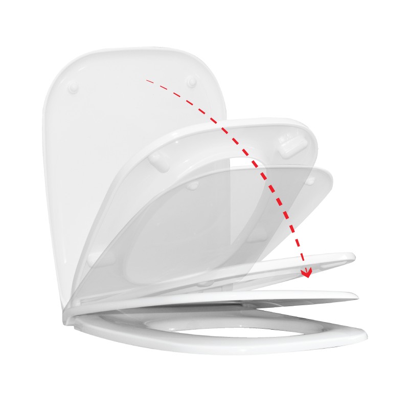 abattant soft close declipsable palma