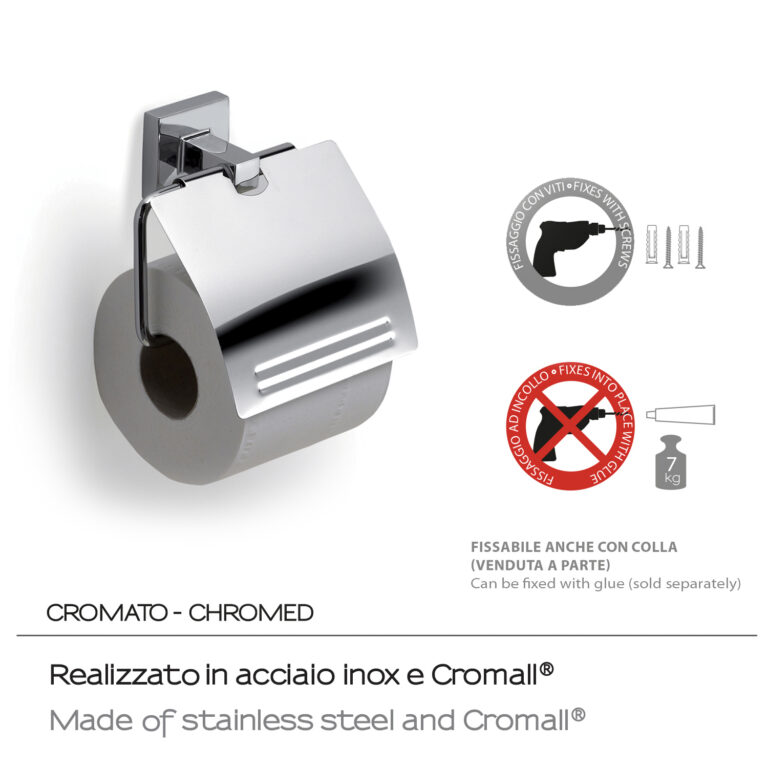 porte papier wc avec couvercle  olimpo thumbnail 2