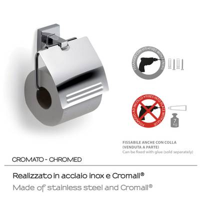 porte papier wc avec couvercle  olimpo