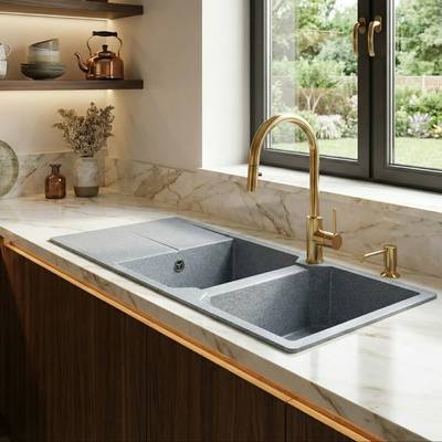 evier cuisine farah gris