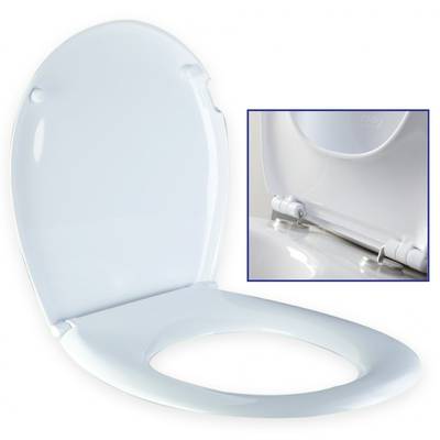 abattant flora en abs avec charniere inox